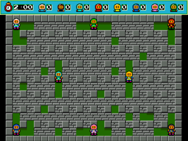 Mega Bomberman - 8 Player Demo Screenshot 1